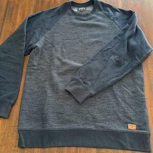 Billabong Two-Tone Blue Crewneck Sweater